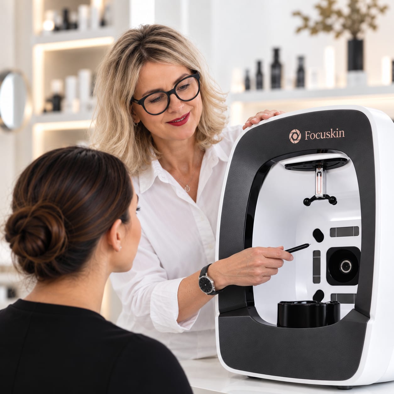 Hautanalyse bei Kosmetik Christiane Niemand
